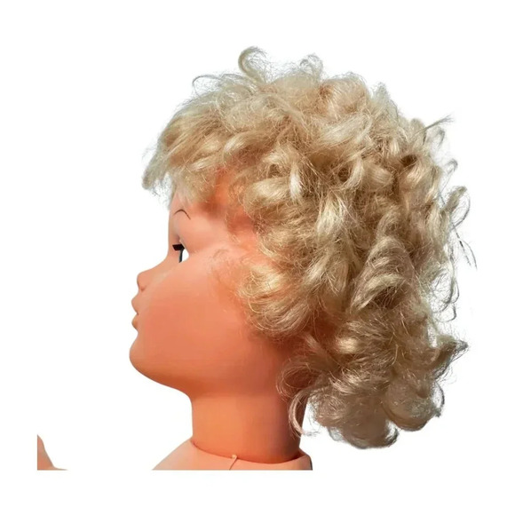 Reliable Walking Doll 30 inch Blonde Plastic Sleepy Eyes Vintage 1961 Canada - Picture 8 of 13